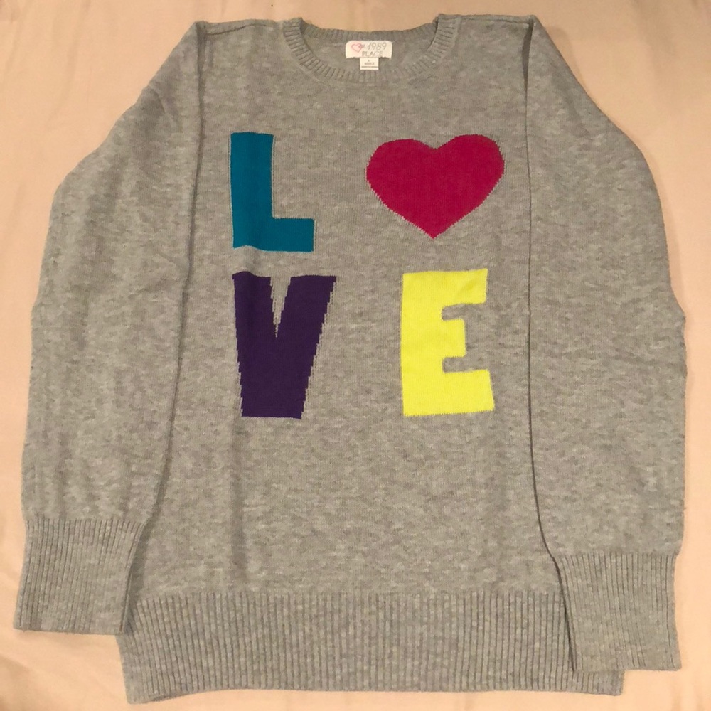 Children’s place “love” sweater